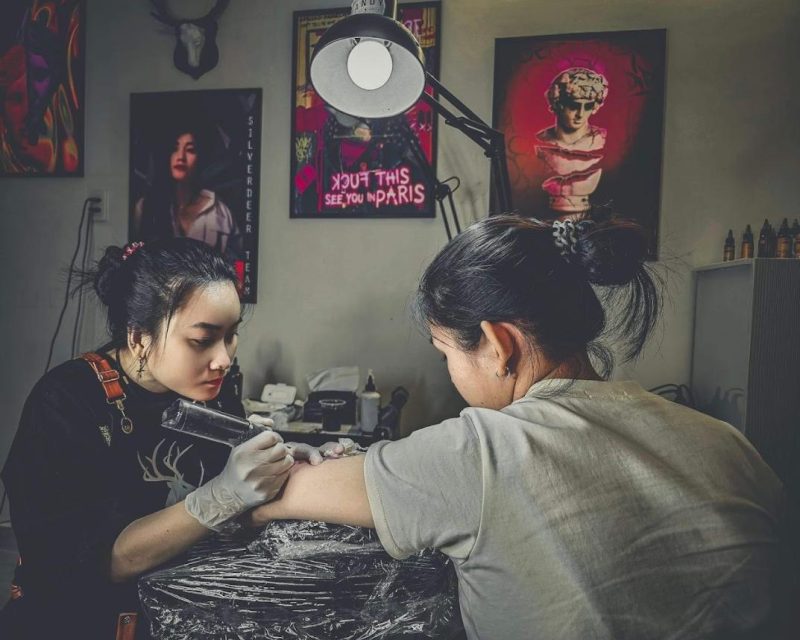 Spiky Tattoo Ink 