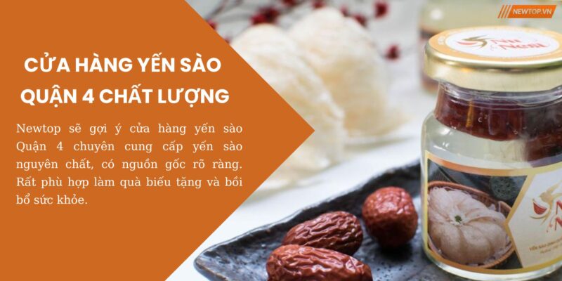 Cửa hàng yến sào Quận 4