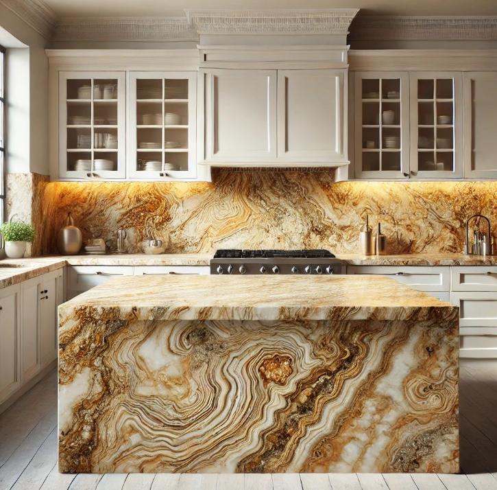 Tranh đá Onyx là những tác phẩm nghệ thuật được tạo ra từ đá tự nhiên Onyx 