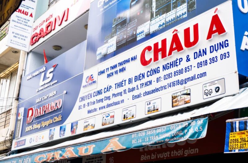Điện Châu Á - Cửa hàng thiết bị điện Quận 5 chất lượng hàng đầu